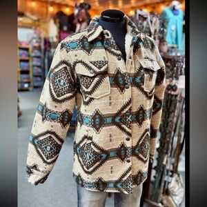 NEW Outback Trading Co. C’Anne Tan/Brown Southwest Jacket